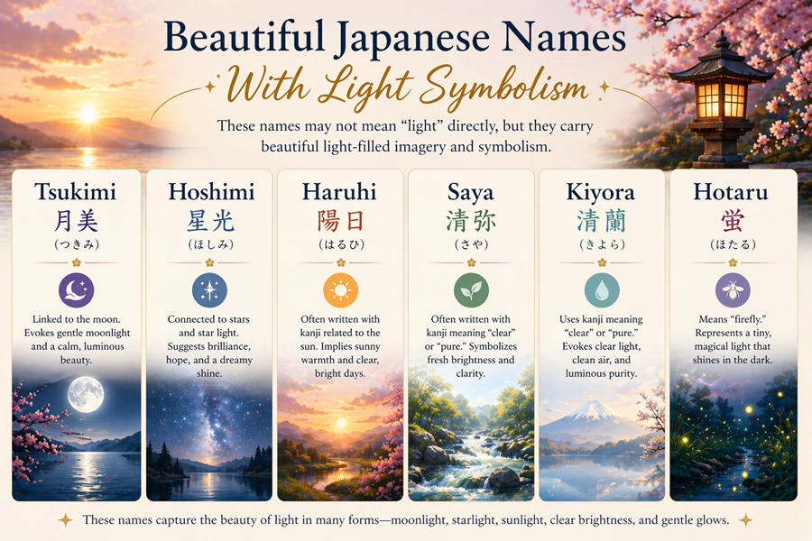 Beautiful Japanese Names With Light Symbolism