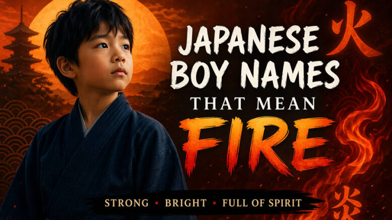 Japanese Boy Names That Mean Fire