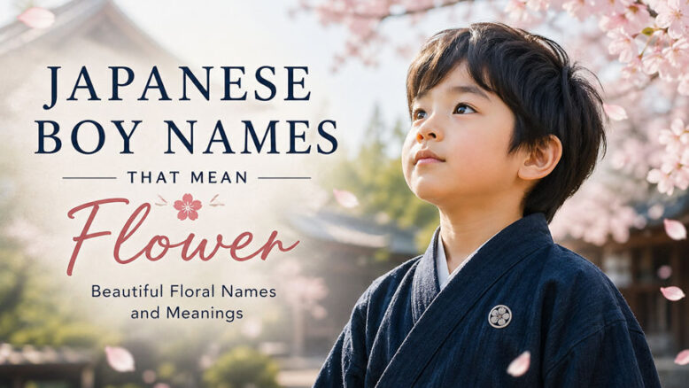 Japanese Boy Names That Mean Flower