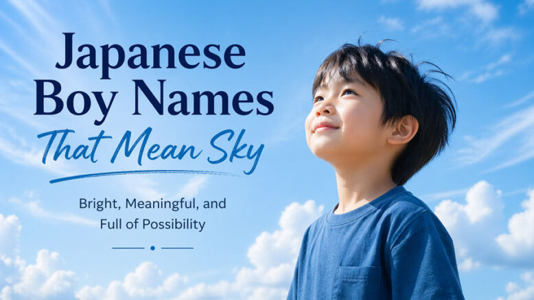 Japanese Boy Names That Mean Sky