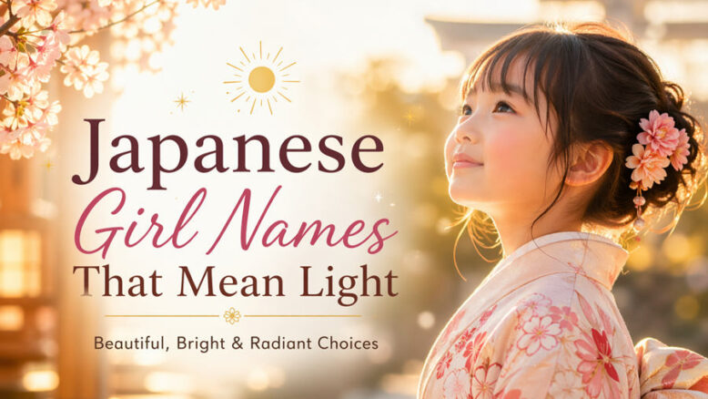 Japanese Girl Names That Mean Light