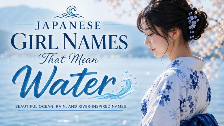 Japanese Girl Names That Mean Water