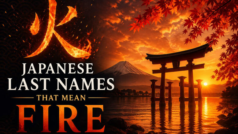 Japanese Last Names That Mean Fire