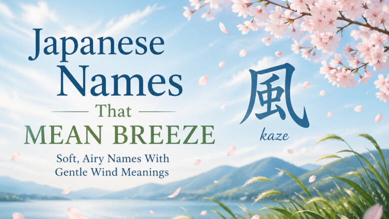 Japanese Names That Mean Breeze