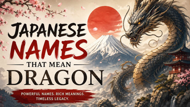 Japanese Names That Mean Dragon