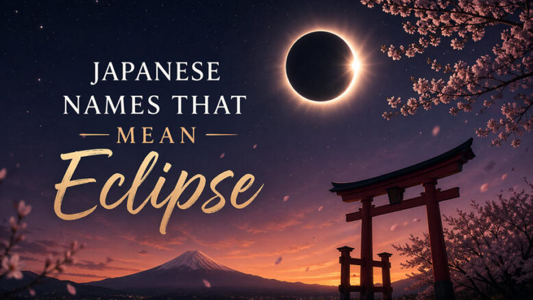 Japanese Names That Mean Eclipse