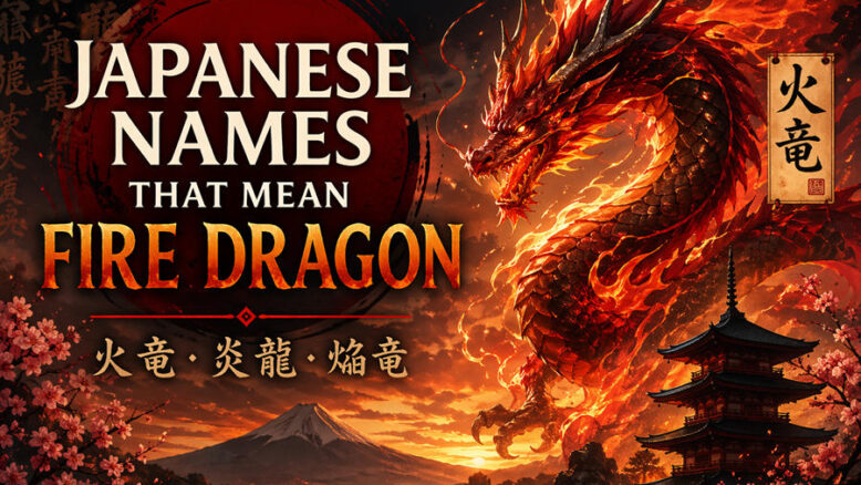 Japanese Names That Mean Fire Dragon