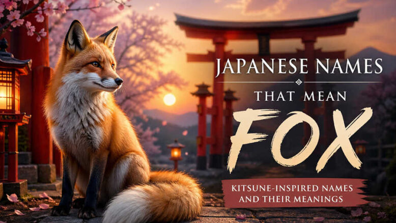 Japanese Names That Mean Fox