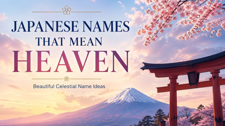 Japanese Names That Mean Heaven
