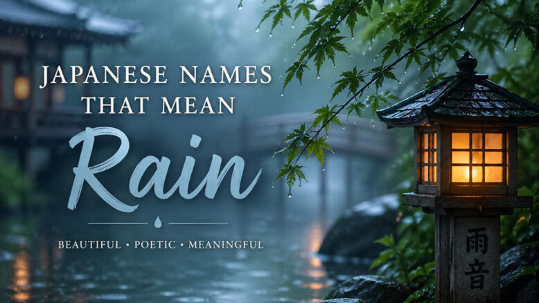 Japanese Names That Mean Rain