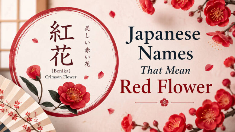 Japanese Names That Mean Red Flower