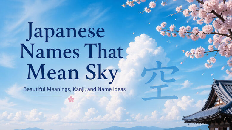 Japanese Names That Mean Sky