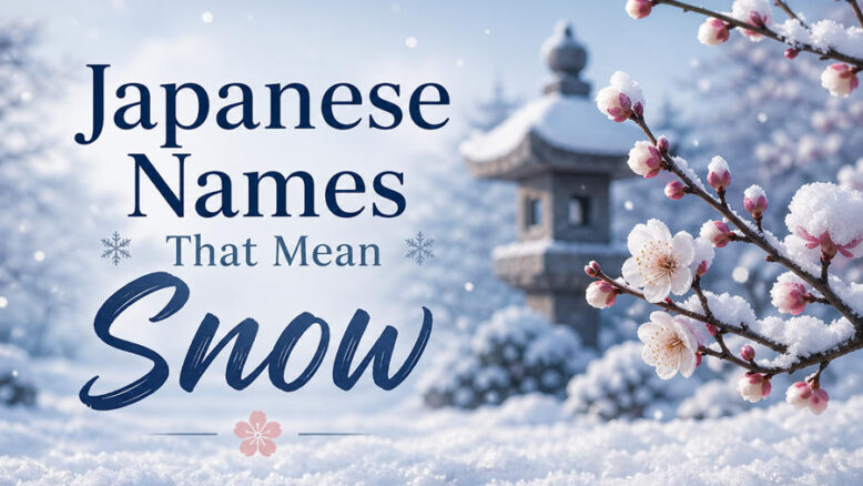 Japanese Names That Mean Snow