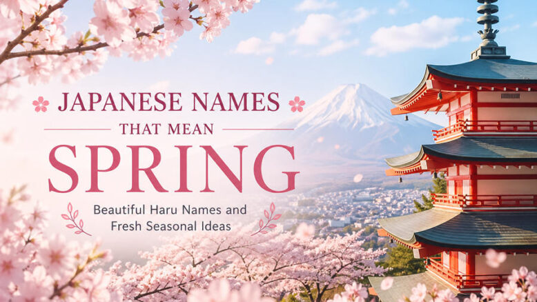 Japanese Names That Mean Spring