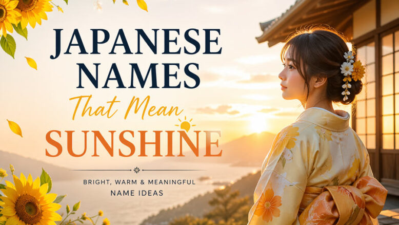 Japanese Names That Mean Sunshine