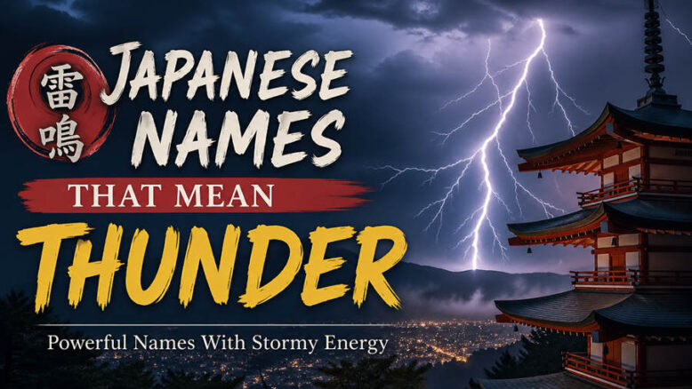 Japanese Names That Mean Thunder