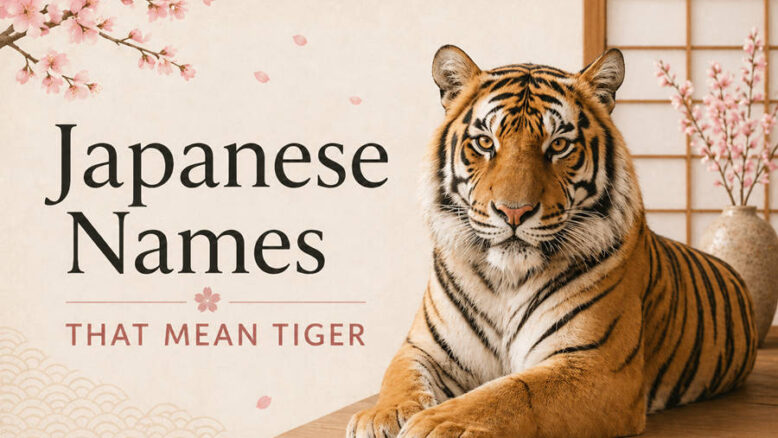 Japanese Names That Mean Tiger