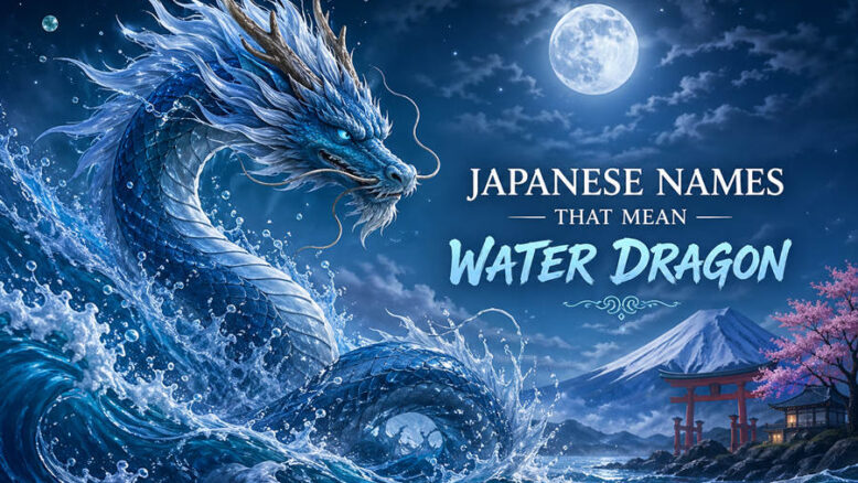 Japanese Names That Mean Water Dragon