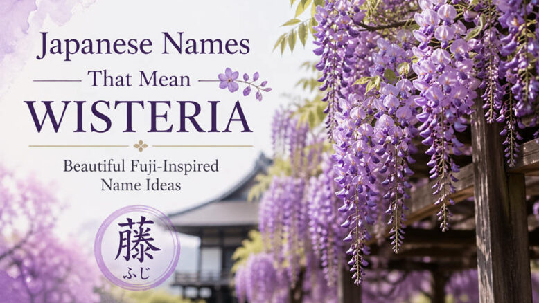 Japanese Names That Mean Wisteria
