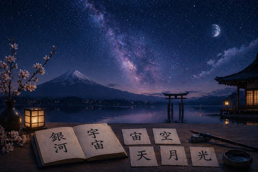 What “Galaxy,” “Space,” and “Universe” Mean in Japanese Names
