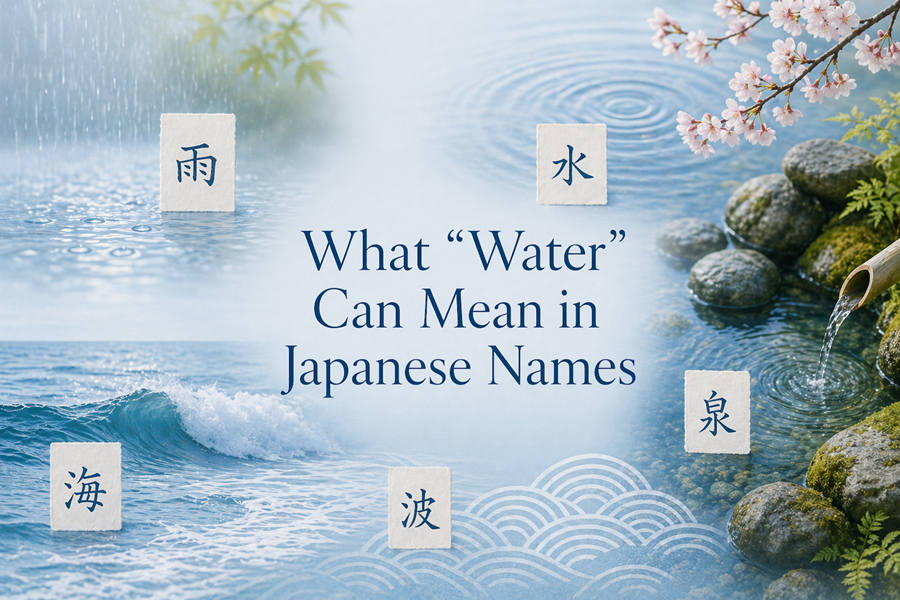 What “Water” Can Mean in Japanese Names