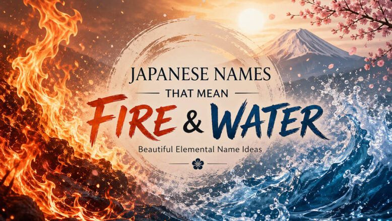 Japanese Names That Mean Fire and Water